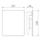 Acabamento Para Válvula De Descarga Docol Flat 931748 Grafite