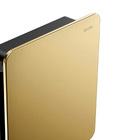 Acabamento para Válvula de Descarga Flat Ouro Polido Docol