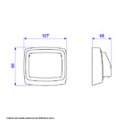 Acabamento para Válvula de Descarga Hydra Max 4900CMAX Deca