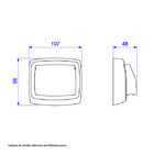 Acabamento para Válvula de Descarga Hydra Max 4900EMAXCZ Deca