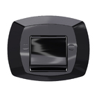 Acabamento Preto com Tecla para Valvula de Descarga Docol Blukit