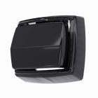 Acabamento Preto com Tecla para Valvula de Descarga Hydra Max Blukit