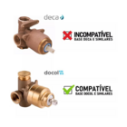 Acabamento Preto Fosco Matte Monocomando Chuveiro Base Docol