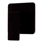 Acabamento Preto Monocomando Quadrado Compatível Deca