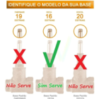 Acabamento Preto Para Registro Com Estria Base Deca 1/2 3/4