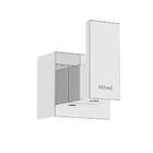 Acabamento Quadrado Cubo Registro Base Docol Cromado