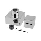 Acabamento Quadrado De Metal P/ Registro Pressão Gaveta Deca