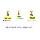 Acabamento Quadrado De Metal P/ Registro Pressão Gaveta Deca