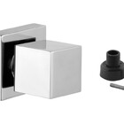 Acabamento Quadrado Para Registro Chuveiro Banheiro Cromado P