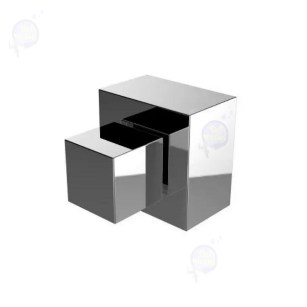 Acabamento Quadrado Para Registro Metal Cromado - Padrão Deca
