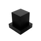 Acabamento Quadrado Preto 1/2 Ou 3/4 Metal