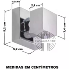Acabamento Registro  3/4 Padrão Deca Metal Cromado CasaGrande