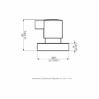Acabamento Registro  Base Fabrimar 1/2 E 3/4 E 1 (pequeno) -