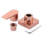 Acabamento Registro Alavanca Rose Gold Chuveiro Padrão Deca