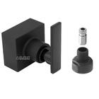 Acabamento Registro Banheiro Alavanca C-73 Metal Preto Conver