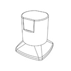 Acabamento Registro Banheiro Basic C-44 Cromado Padrão Deca (