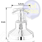 Acabamento Registro Banheiro C-23 Vol. Metal Cr Padrão Deca C