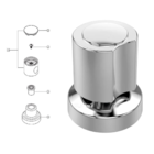 Acabamento Registro Banheiro C-40 Abs Cr Padrao Deca Cromado