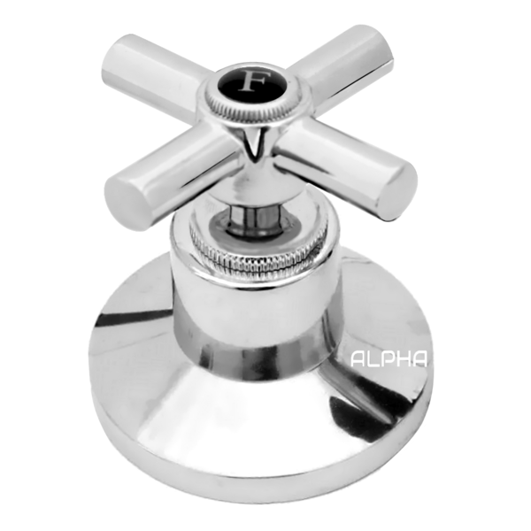 Acabamento Registro Banheiro C-64 Abs Cr Padrão Deca Cromado