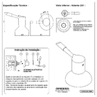 Acabamento Registro Banheiro Lavatório Padrão Deca 16 Estrias