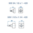 Acabamento Registro Base Deca 1.1/2" Essence 509ov420 Ouro Ve