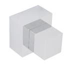 Acabamento para Registro Base Deca Gaveta/Pressão Grande 1.1/4" 1.1/2" Square Prata Stoc
