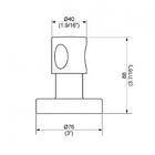 Acabamento Registro Base Deca 1.1/4 E 1.1/2 (grande) - Onda