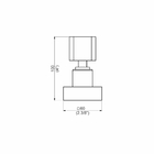 Acabamento Registro Base Deca 1/2 E 3/4 E 1 (pequeno) - Dom