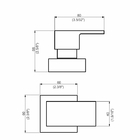 Acabamento Registro Base Deca 1/2 E 3/4 E 1 (pequeno) - Flaunt