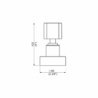 Acabamento Registro Base Deca 1/2 E 3/4 E 1 (pequeno) - Preto