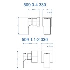 Acabamento Registro Base Deca 3/4" Retta 509rv330 Rosso Vecch