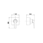 Acabamento Registro Base Deca Docolstillo Ouro Escovado  1/2