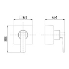 Acabamento Registro Base Deca Docolstillo Ouro Escovado  1/2