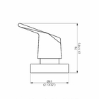 Acabamento Registro Base Fabrimar 1/2' E 3/4' E 1 (pequeno) -