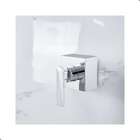 Acabamento Registro Base Quadrada Alavanca Diamante P/ Deca