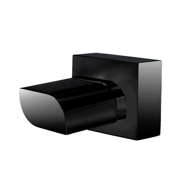 Acabamento Registro Base Quadrada Gota P/ Deca Preto