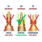 Acabamento Registro C40 Cilindro Gaveta Pressão Metal