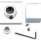 Acabamento Registro Chuveiro Quadrado Padrão Deca Cromado