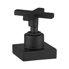 Acabamento Registro Cruzeta Preto Chuveiro Padrão Deca