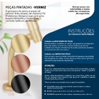 Acabamento Registro Dourada Gold Metal Padrão Deca 3/4