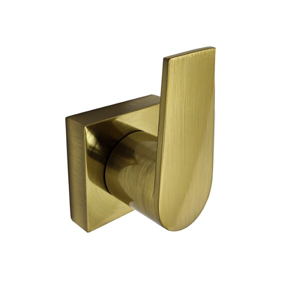 Acabamento Registro Dourado Escovado Alavanca Padrão Deca