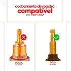 Acabamento Registro Gaveta Pequeno Polo Black Matte Deca