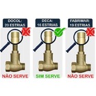 Acabamento Registro Gaveta Pressa Banheiro Base Deca Dourado