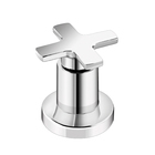 Acabamento Registro Gaveta Pressão Cromo Ella Cross Tigre