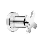 Acabamento Registro Gaveta Pressão Cromo Ella Cross Tigre