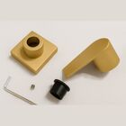 Acabamento Registro Gaveta Pressao Level Base Deca Dourado Fo