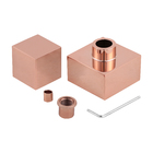 Acabamento Registro Geral 50mm 1.1/2 1.1/4 Quadrado Rose Gold