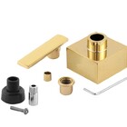 Acabamento Registro Geral Banheiro Quadrado Alavanca 50mm 1.1