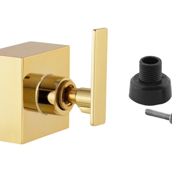 Acabamento Registro Geral Banheiro Quadrado Alavanca 50mm 1.1