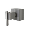 Acabamento Registro Grande 1 1/2 Eros Grafite Escovado Fani